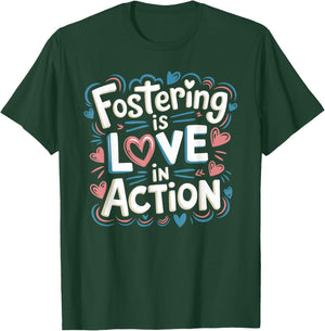 Foster Care Support And Foster Adopt For Foster Parents T-Shirt - T-Shirt | Forest