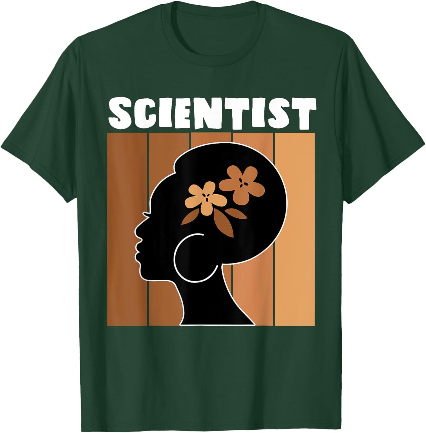 Black Scientists Melanin Women Girl Apparel American African T-Shirt - T-Shirt | Forest