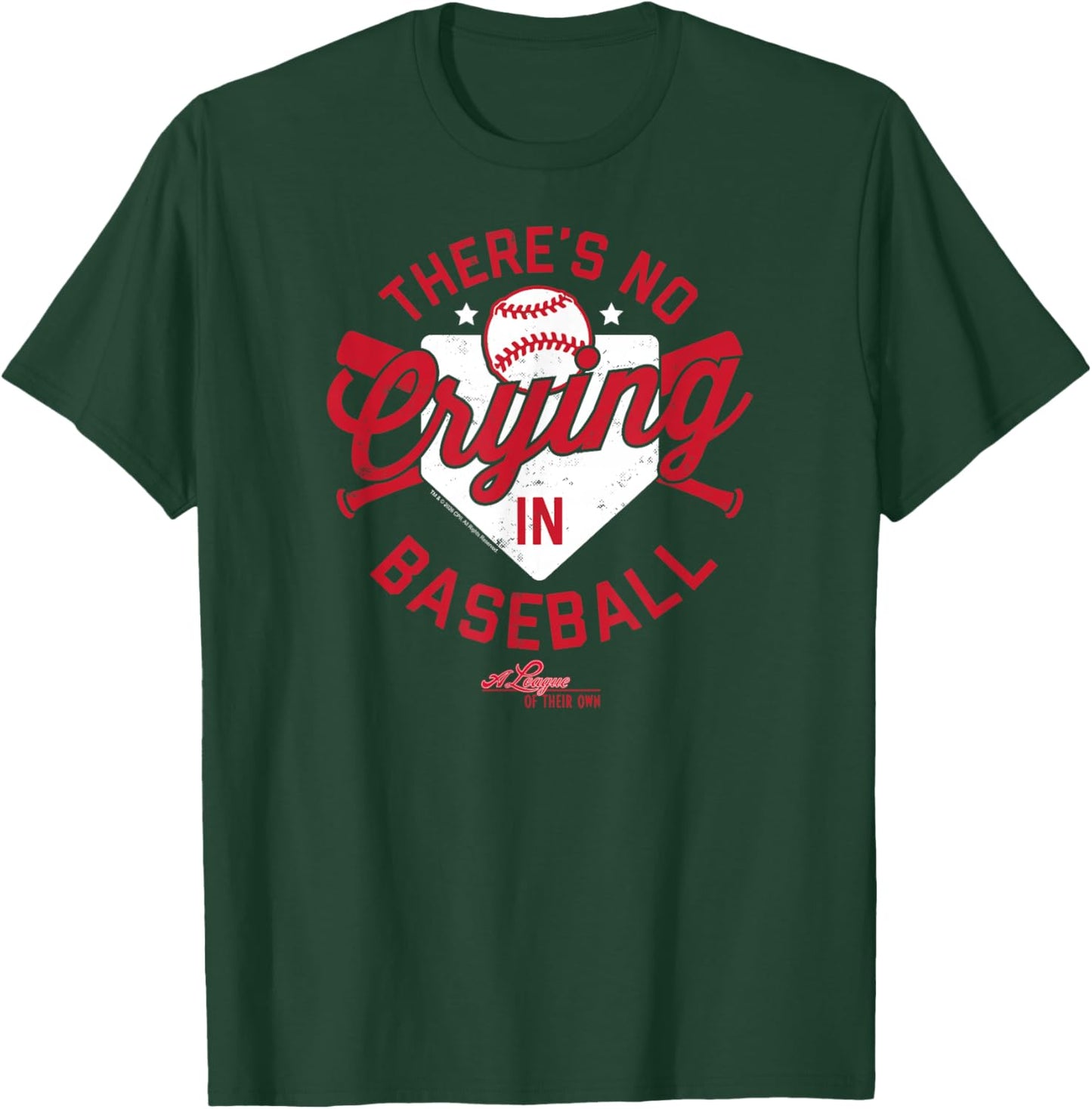 Sony - A League of Their Own - There's No Crying in Baseball T-Shirt - T-Shirt | Forest