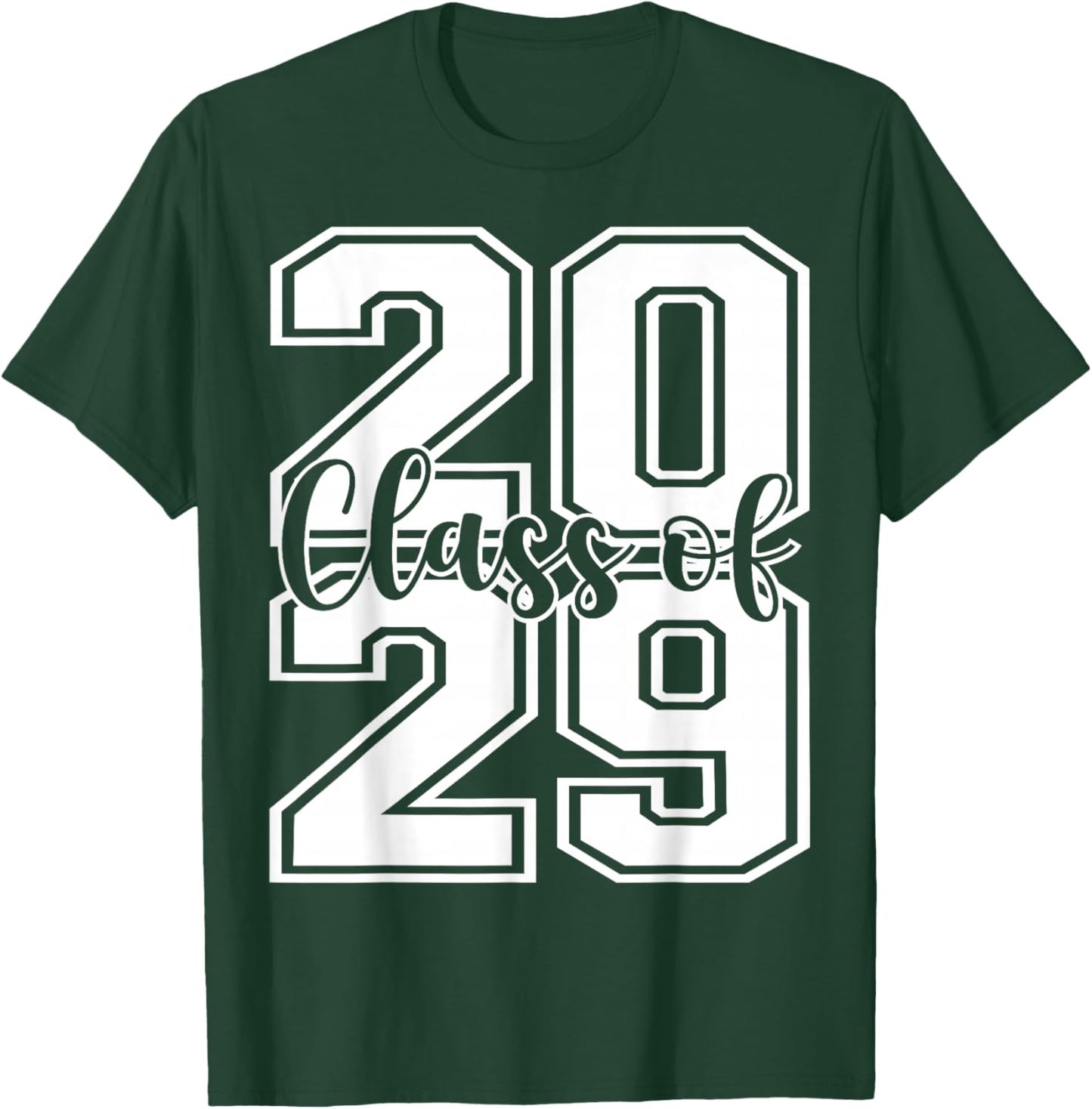 Class Of 2029 Growing Up graduate for Senior 2029 Graduation T-Shirt - T-Shirt | Forest