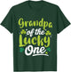 Grandpa of The Lucky One First Birthday St Patrick's Day T-Shirt - T-Shirt | Forest