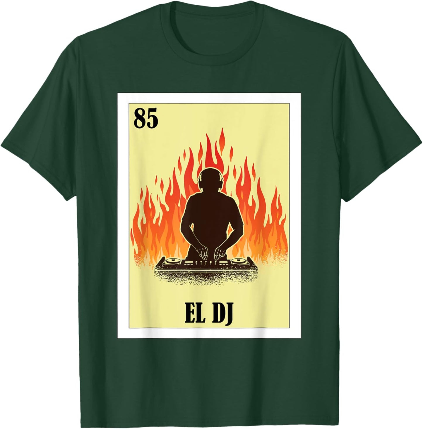 Funny Music Mexican Design - El DJ T-Shirt - T-Shirt | Forest