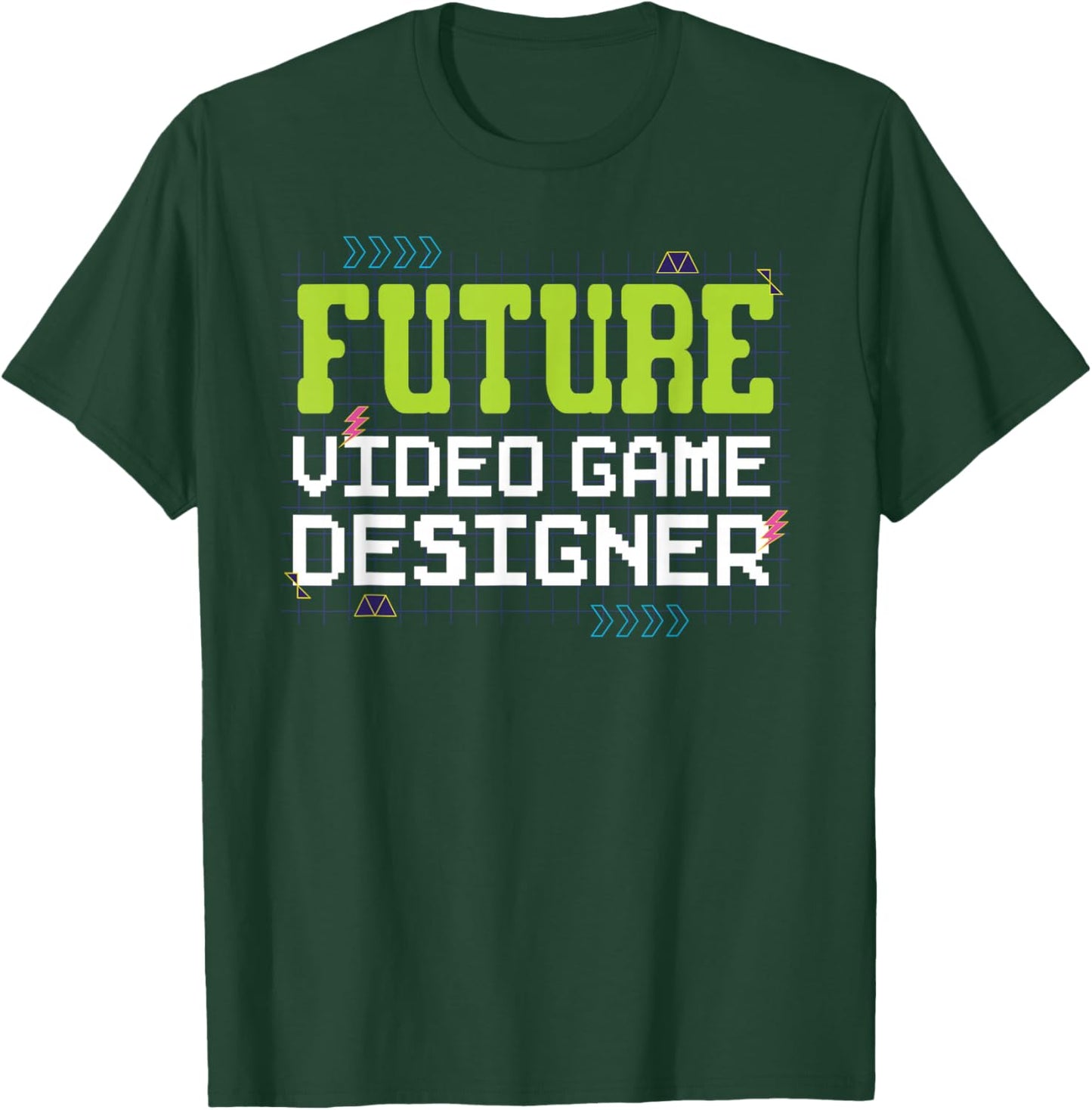 Future Video Game Designer For Kids Game Developer T-Shirt - T-Shirt | Forest