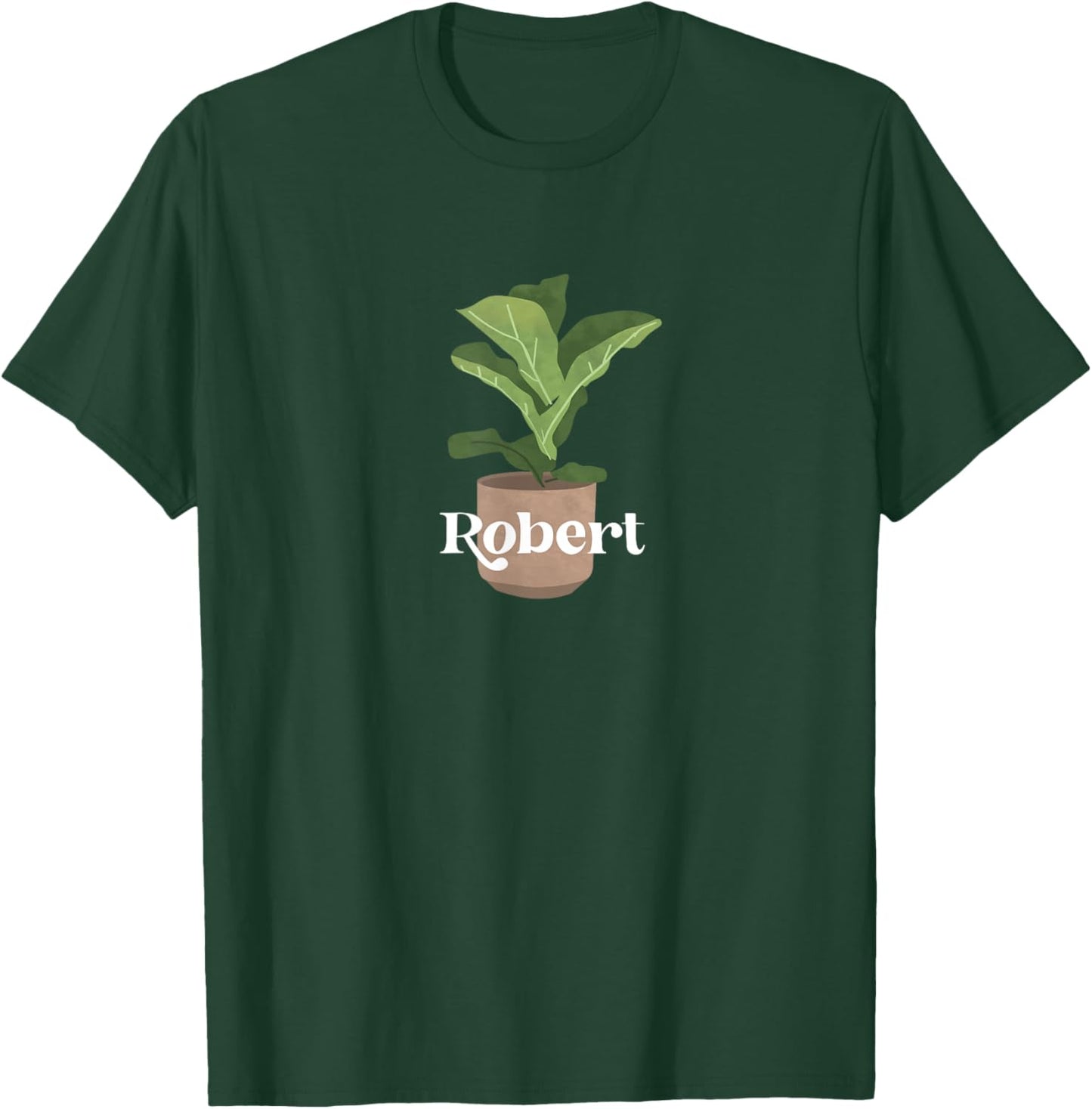 Robert (with a Picture of a Plant) T-Shirt - T-Shirt | Forest