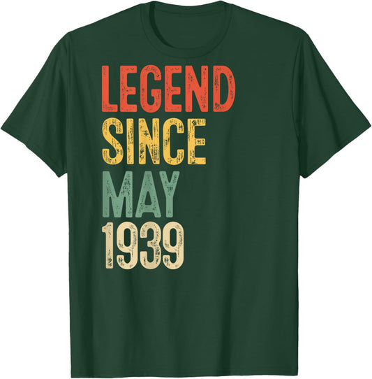 Décorations Vintage pour 87e Anniversaire 1939 T-Shirt - T-Shirt | Forest