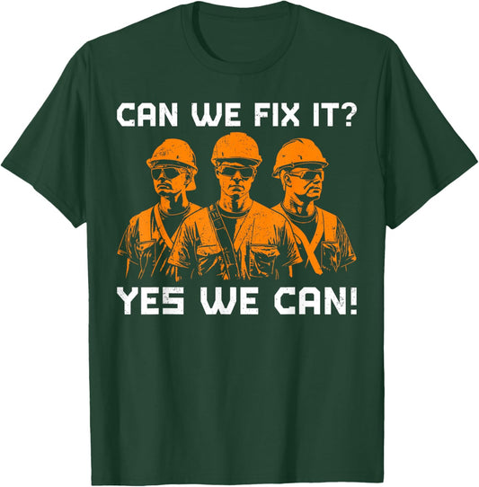 Bob Builder Gifts I Builder And Construction Worker Funny T-Shirt - T-Shirt | Forest
