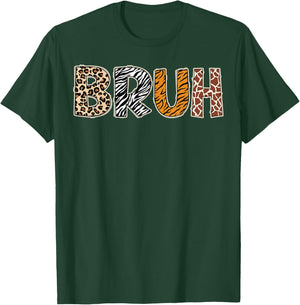 Safari Bruh Zookeeper Funny Animals Wildlife Boys Kids T-Shirt - T-Shirt | Forest