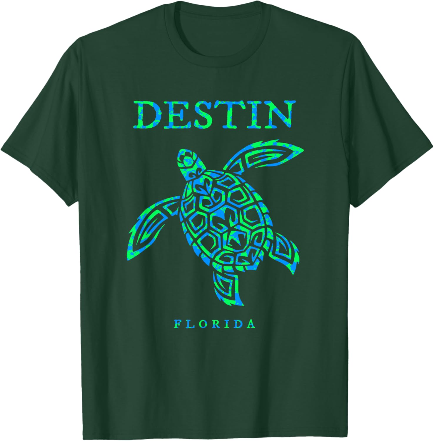 Destin Florida Sea Turtle Boys Girls Toddler T-Shirt - T-Shirt | Forest