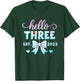 Kids Hello Three Coquette Bow 3rd Birthday Girl, 3 Year Old Kids T-Shirt - T-Shirt | Forest