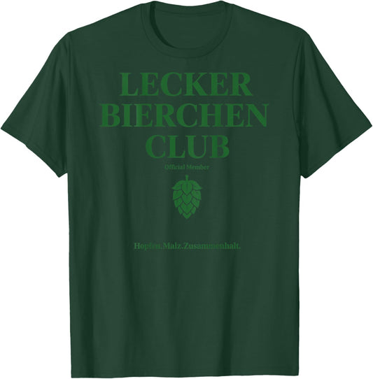 lecker Bierchen Club T-Shirt - T-Shirt | Forest