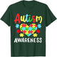 Autism Awareness , Small, Black T-Shirt - T-Shirt | Forest