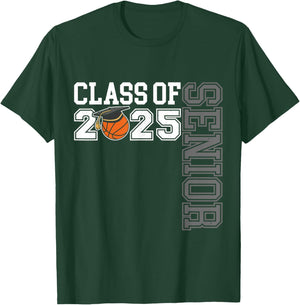 Class of 2025 Basketball Senior Night T-Shirt - T-Shirt | Forest