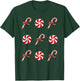 Peppermint Candy Cane Christmas T-Shirt - T-Shirt | Forest