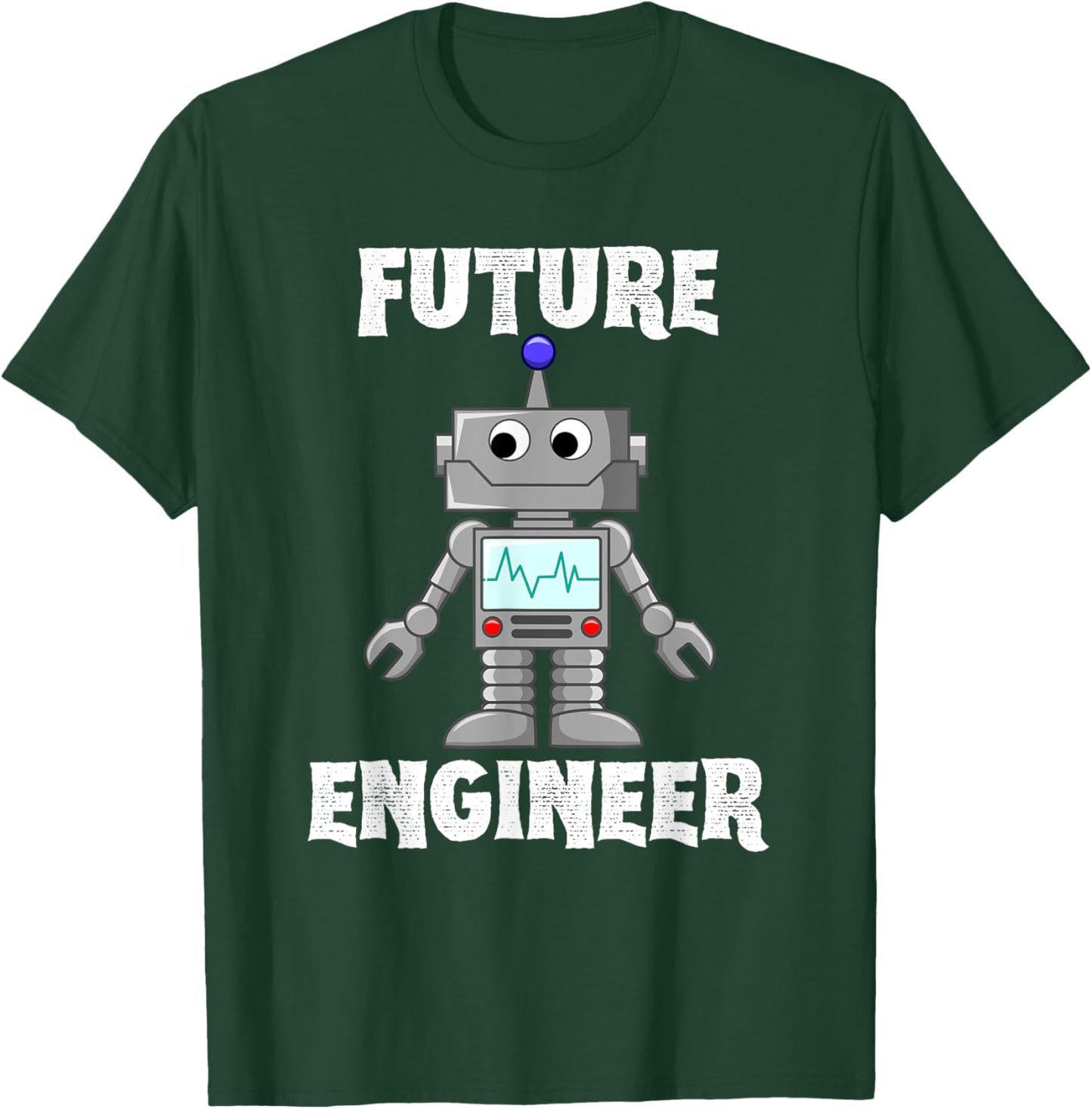 Future Engineer Robotics Robot Costume For Adults Kids T-Shirt - T-Shirt | Forest