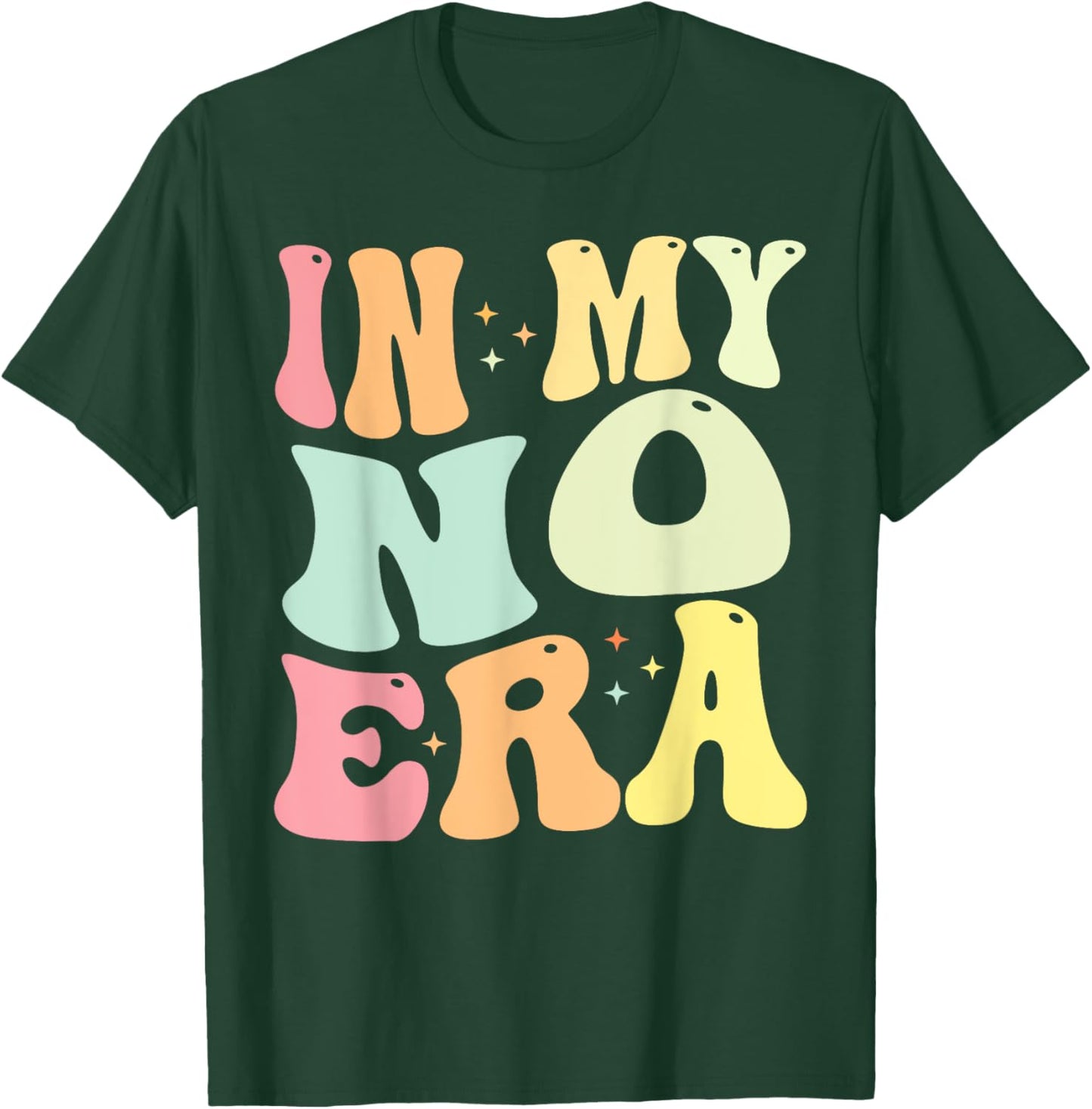 In My No Era Bad Kid Groovy Funny Toddler Kid Life T-Shirt - T-Shirt | Forest