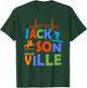 Jacksonville Souvenir Surfing Florida Skyline Jacksonville T-Shirt - T-Shirt | Forest