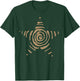 Spiral Star y2k Whimsy Grunge Vintage Alt Brown Graphic T-Shirt - T-Shirt | Forest