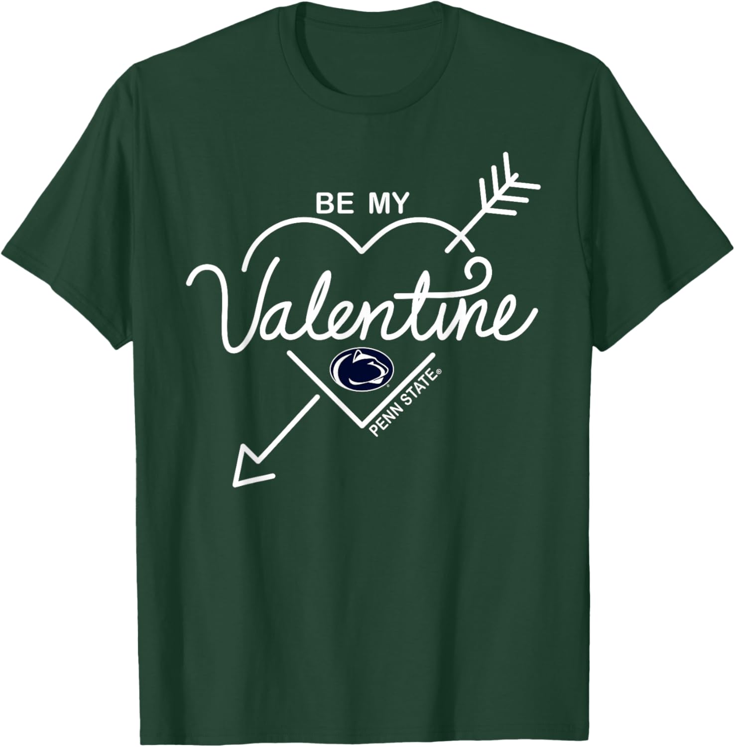 Penn State Nittany Lions Be My Valentine Logo T-Shirt - T-Shirt | Forest