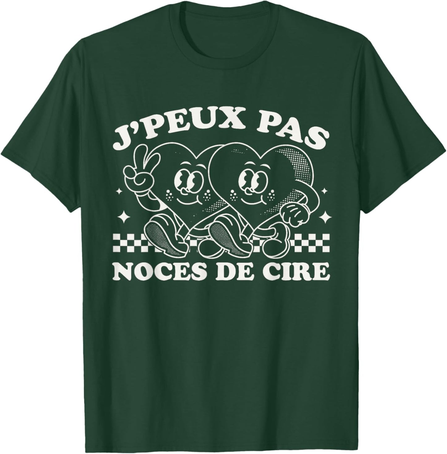 Gift Couple 4 Years Wedding – Wedding Anniversary of Wax T-Shirt - T-Shirt | Forest