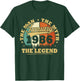 Humor Vintage 1986 January Gift 40 Years Birthday T-Shirt - T-Shirt | Forest