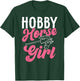 Funny Hobby Horsing Cute Hobby Horse for Girls T-Shirt - T-Shirt | Forest