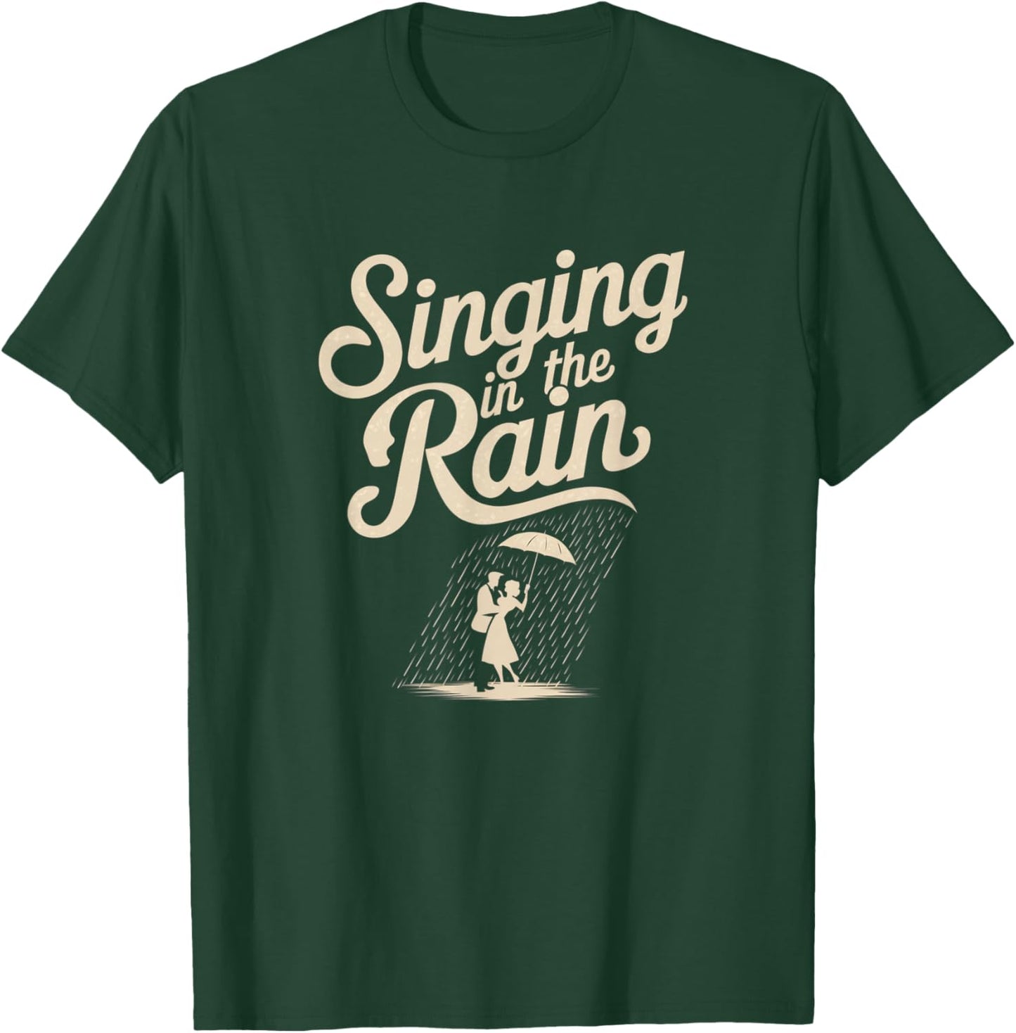 Singing in the Rain Retro Musical Theatre Tap Dance Broadway T-Shirt - T-Shirt | Forest