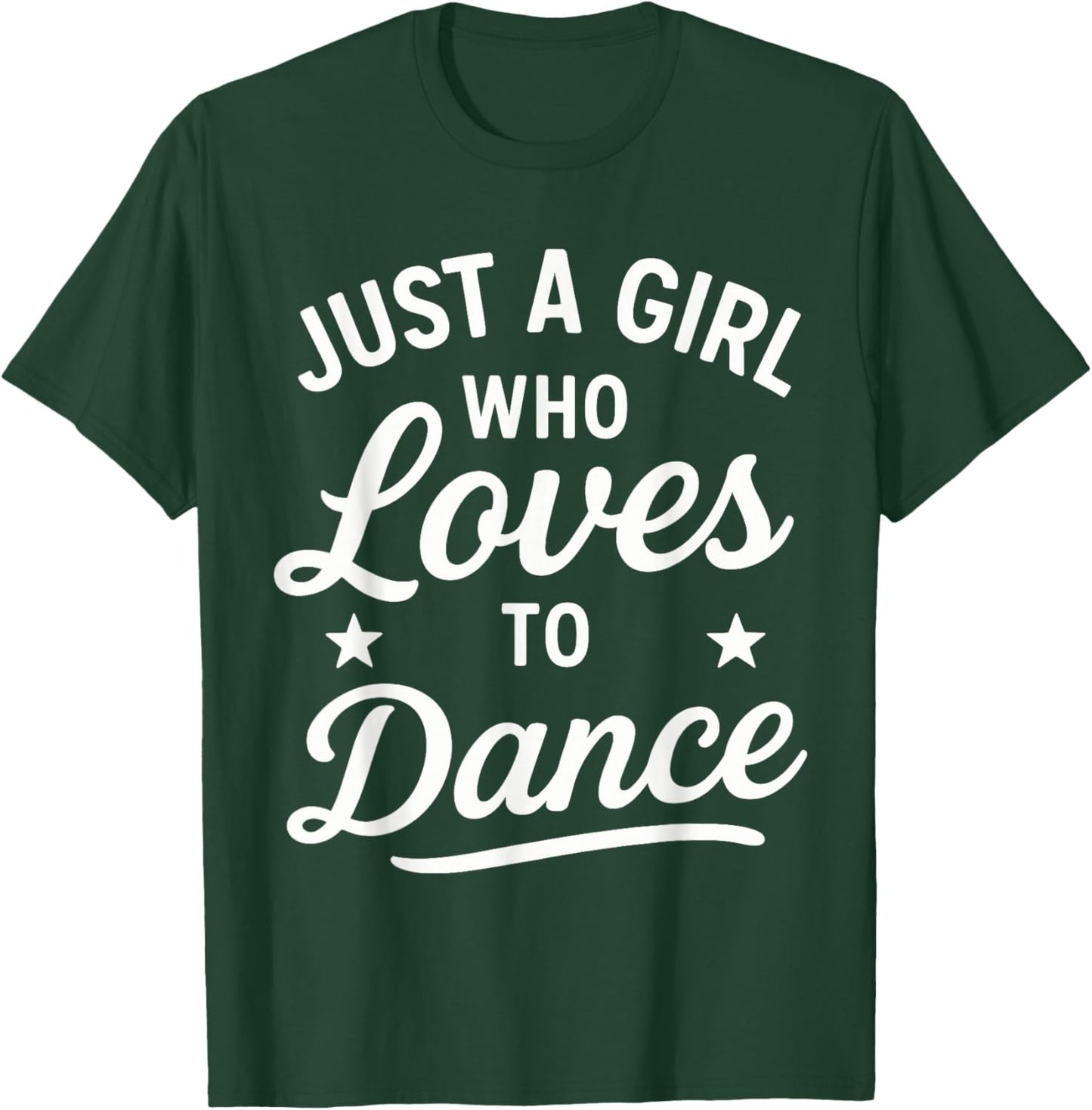 Retro Dance Just A Girl Who Loves to Dance T-Shirt - T-Shirt | Forest