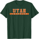 Utah Swimming Orange Vintage Text T-Shirt - T-Shirt | Forest