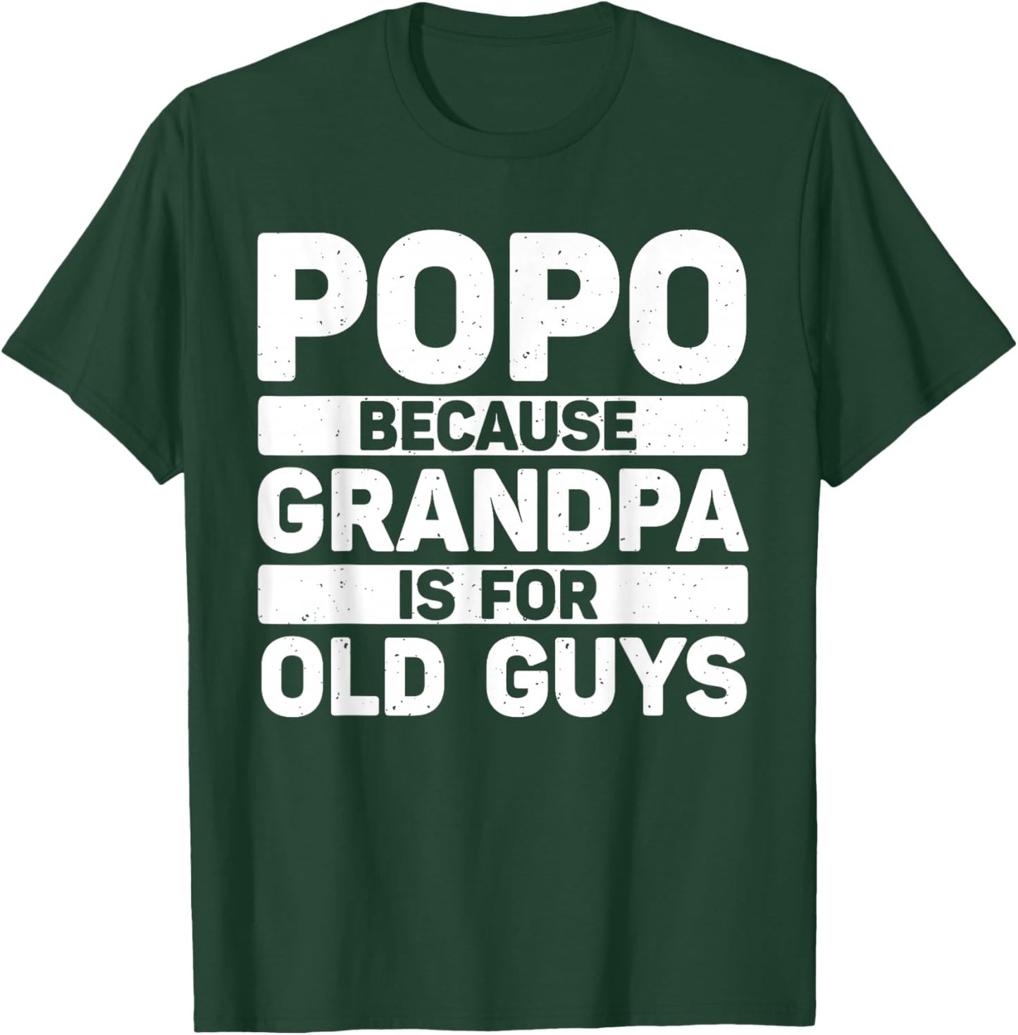 Popo Design For Grandpa From Grandkids Father's Day Popo T-Shirt - T-Shirt | Forest