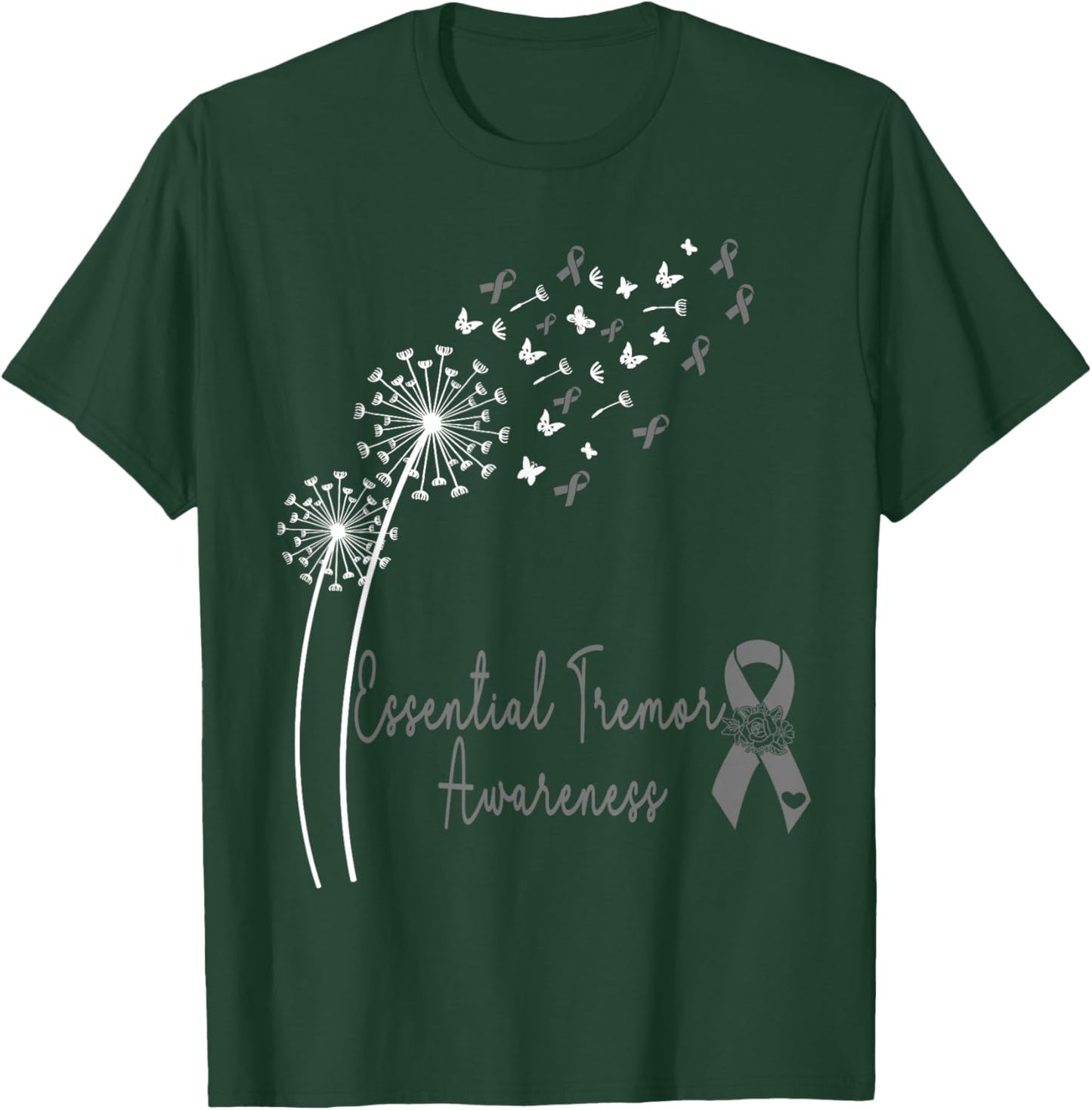 Essential Tremor Awareness Dandelion T-Shirt - T-Shirt | Forest