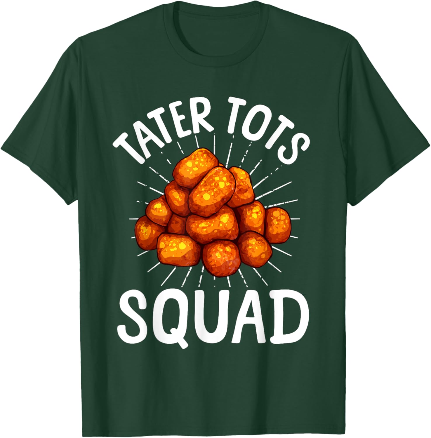 Cool Tater Tot Art Women Kids Potato Tater Tot Lover T-Shirt - T-Shirt | Forest