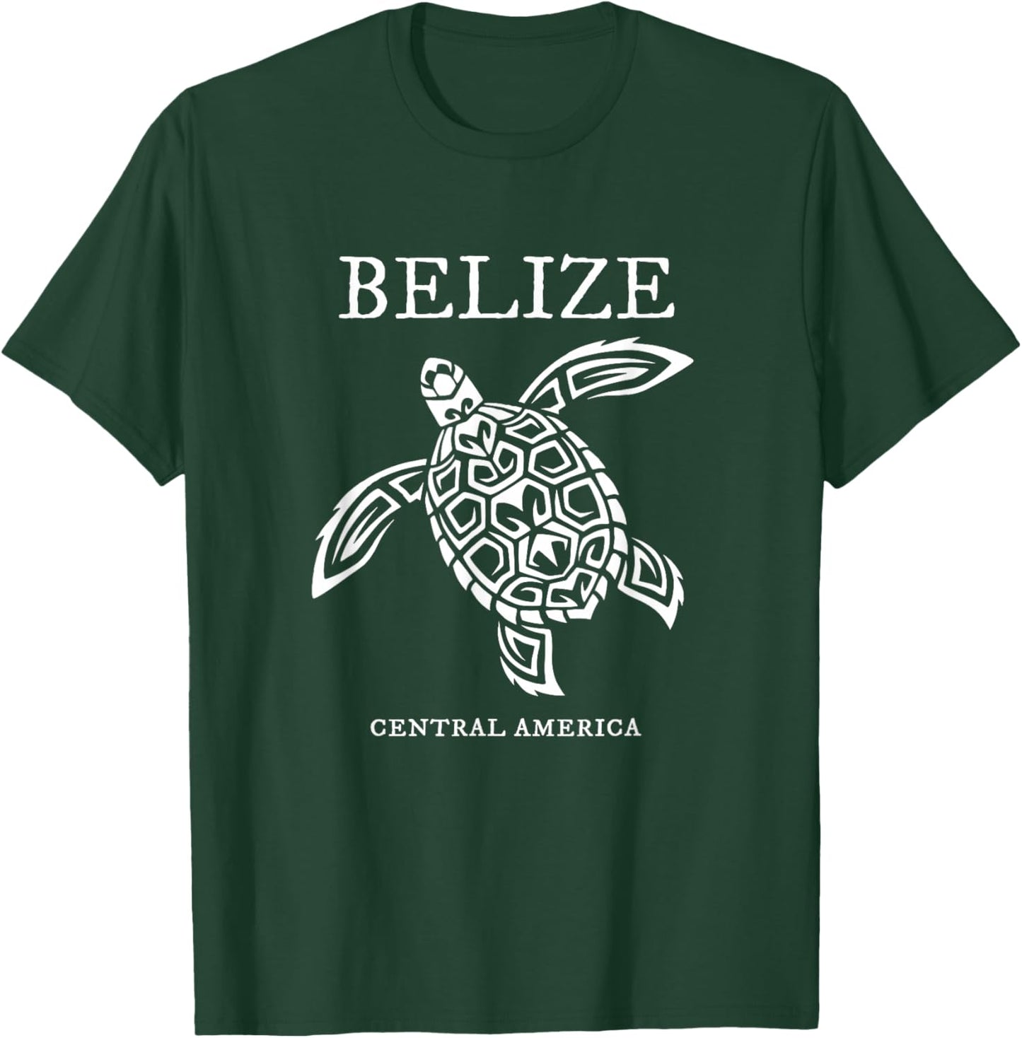 Belize Sea Turtle Retro Vacation Souvenir T-Shirt - T-Shirt | Forest
