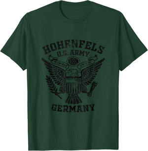 Hohenfels Germany Military Base Veteran Vintage Gifts T-Shirt - T-Shirt | Forest