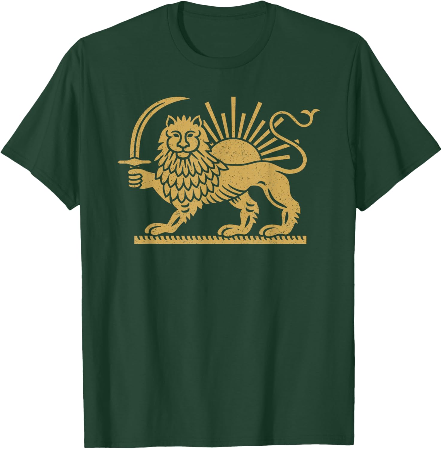 Symbole du Lion et du Soleil perse Iran T-Shirt - T-Shirt | Forest