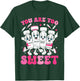You Are Too Sweet Diabetes Awareness Humour Sweet Insulin T-Shirt - T-Shirt | Forest