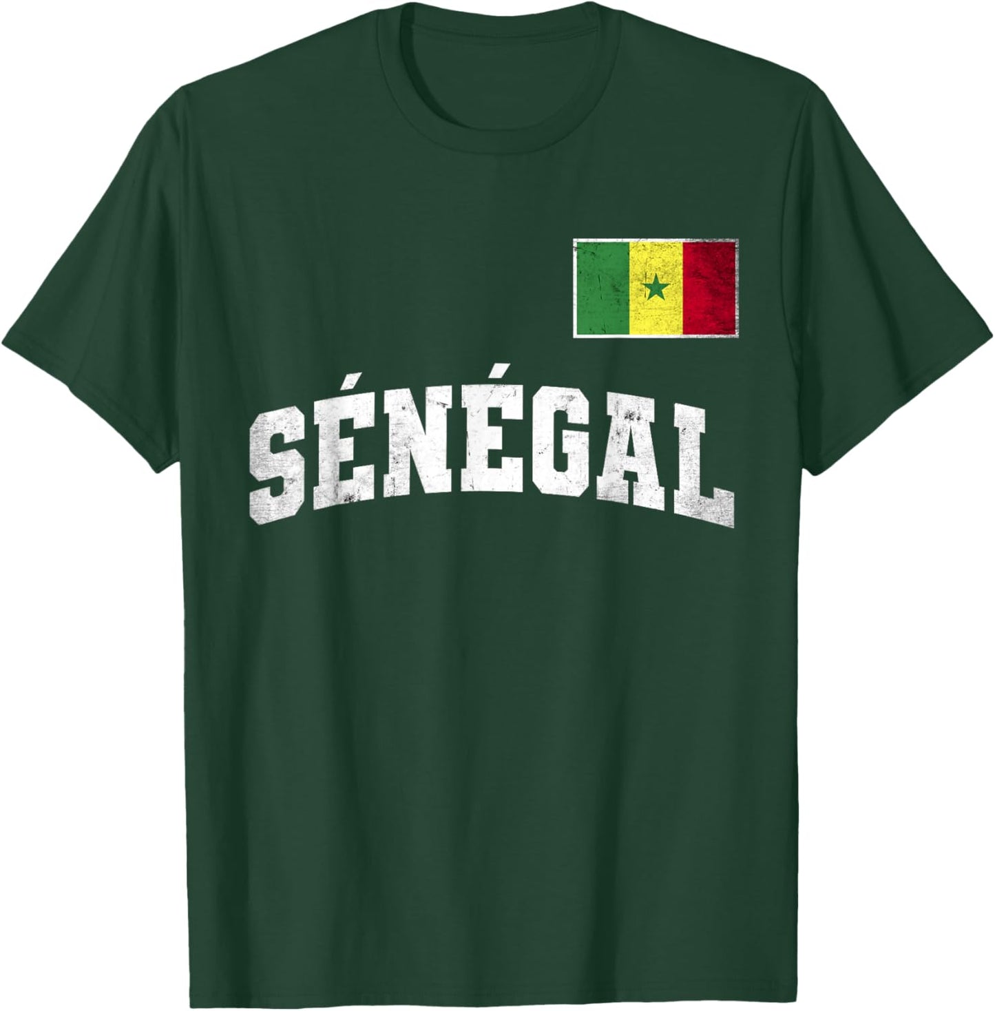 Drapeau de la Sénégal - Supporters Sénégalais T-Shirt - T-Shirt | Forest