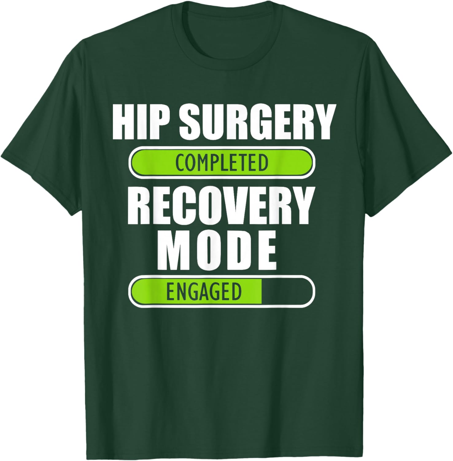 Hip Surgery Completed Get Well Hip Replacement Recovery T-Shirt - T-Shirt | Forest