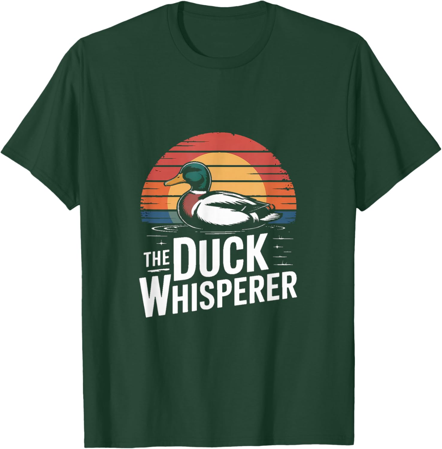 The Duck Whisperer Funny Duck Hunting Mallard T-Shirt - T-Shirt | Forest