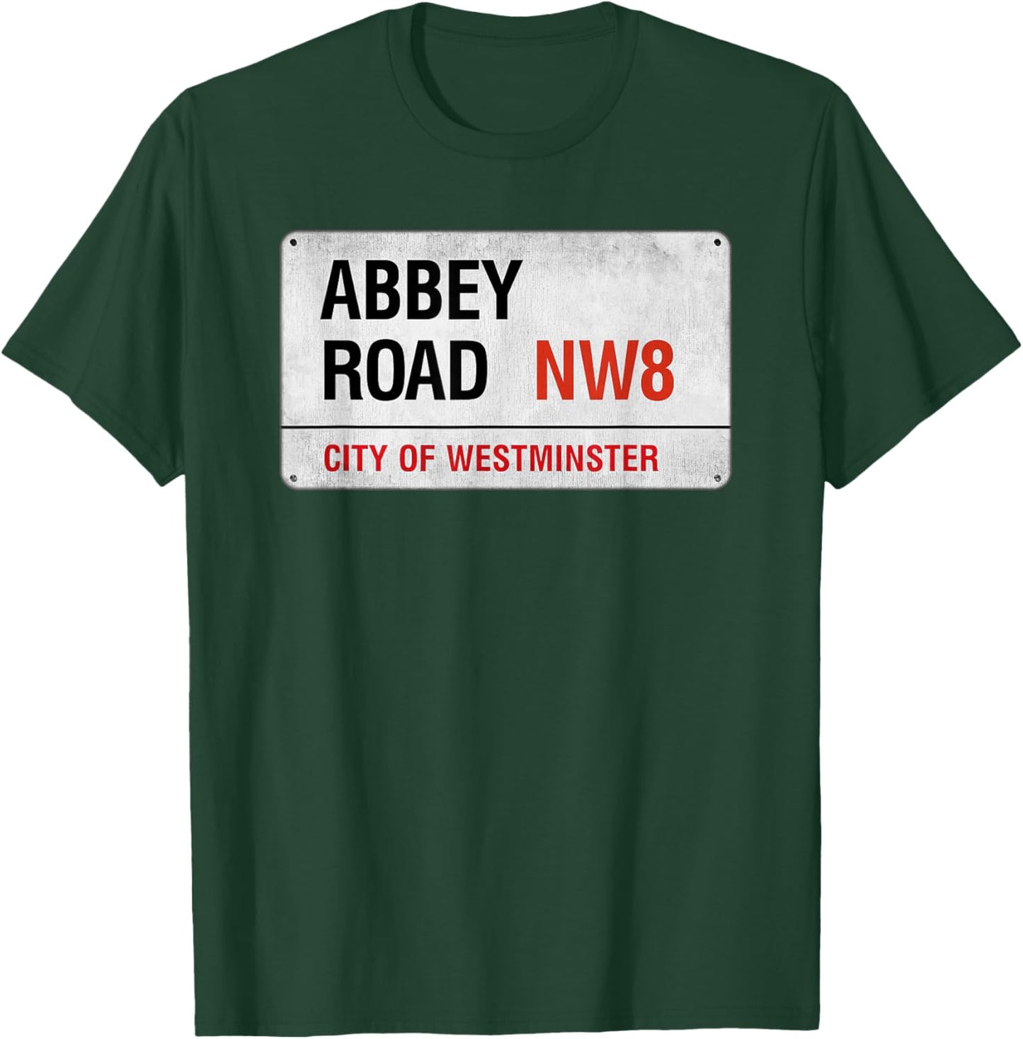 London Tourist Abbey Road NW8 T-Shirt - T-Shirt | Forest