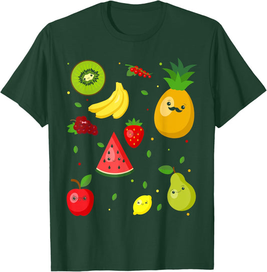 Fruits Costume Cute Fruit Salad Men Women Couples T-Shirt - T-Shirt | Forest