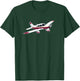 Piper Dakota | Aviation | Aircraft | Airplane T-Shirt - T-Shirt | Forest