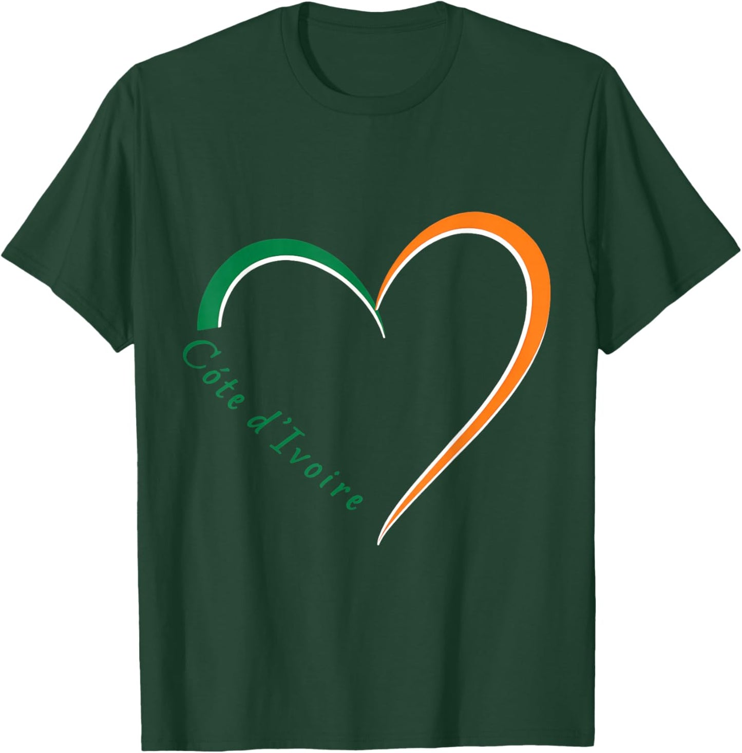 Ivory Coast Roots Ivorian Flag Cote D'Ivoire T-Shirt - T-Shirt | Forest