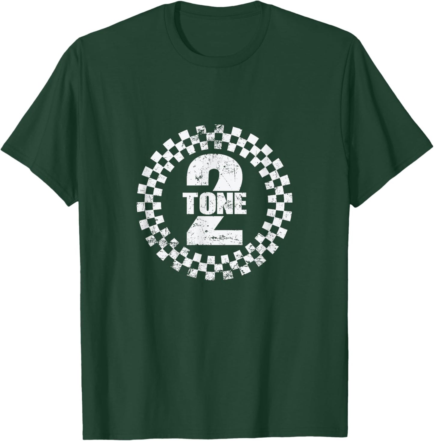 Ska 2 Tone Jazz Vibrating Grooves T-Shirt - T-Shirt | Forest
