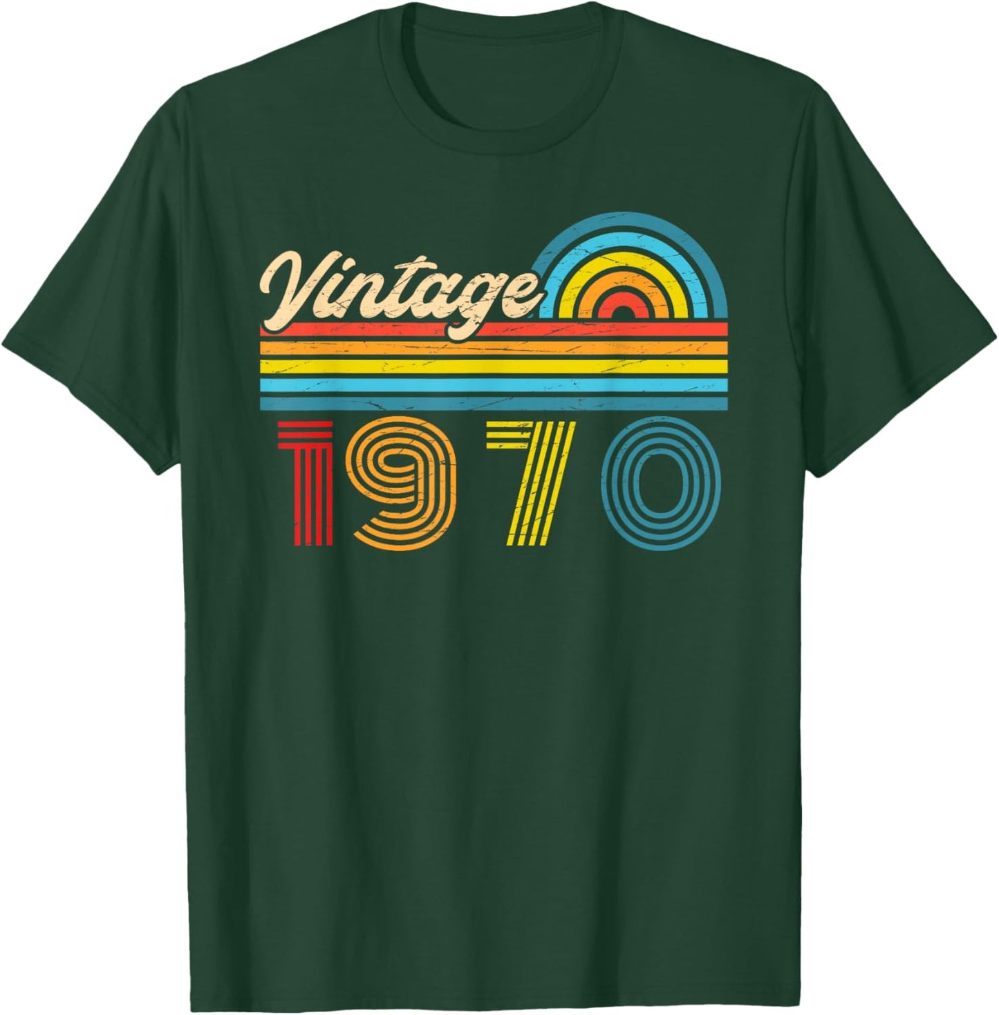 Original 1970 Vintage Anniversaire 56 Ans pour Hommes Femmes T-Shirt - T-Shirt | Forest