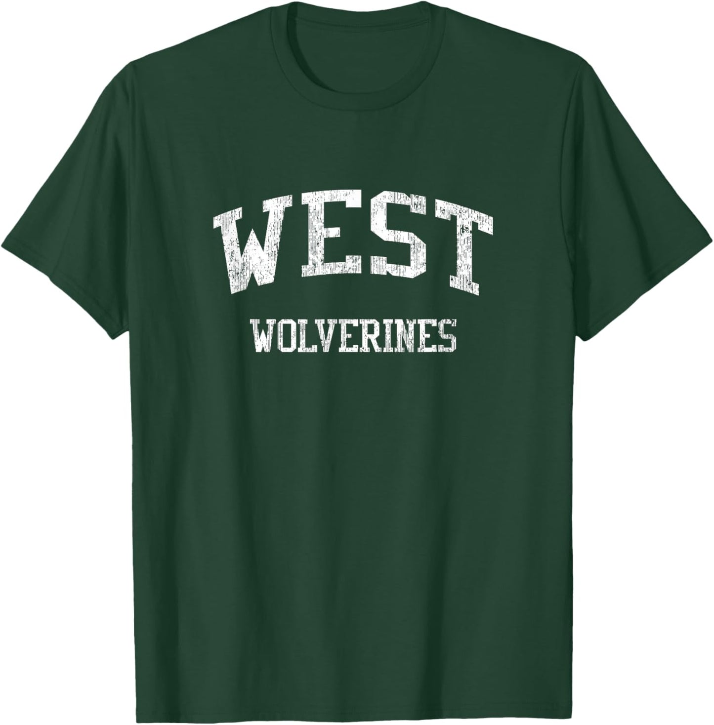 West High School HS Sioux City IA Vintage Sports T-Shirt - T-Shirt | Forest