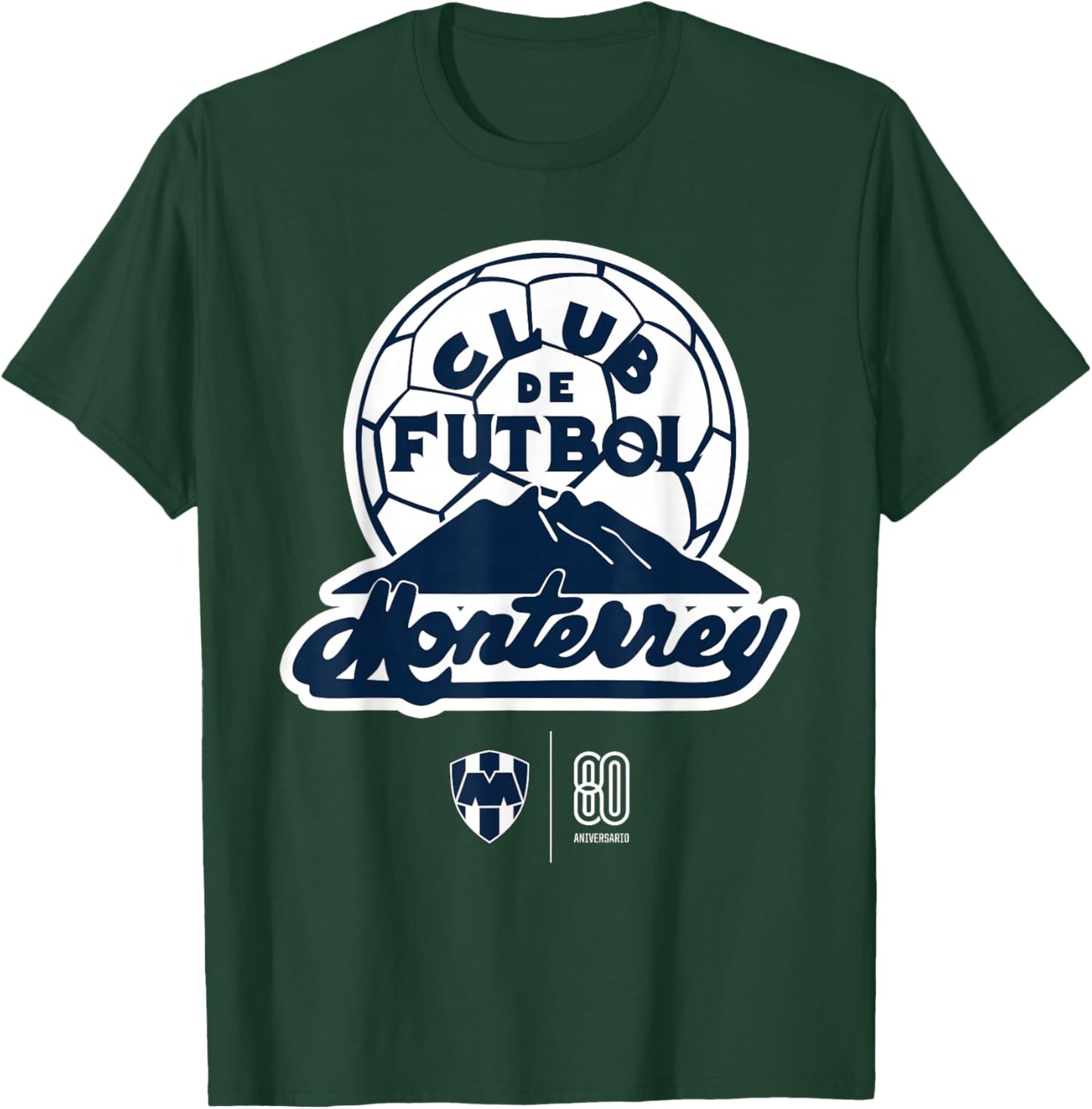 Rayados de Monterrey 80th Anniversary T-Shirt - T-Shirt | Forest