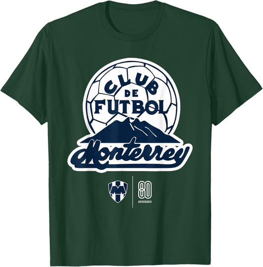 Rayados de Monterrey 80th Anniversary T-Shirt - T-Shirt | Forest