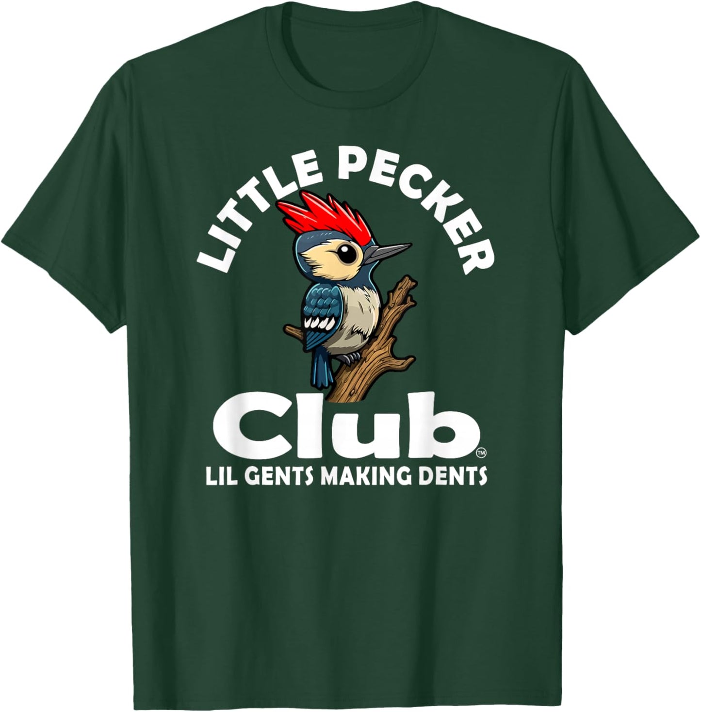The Real Little Pecker Club T-Shirt - T-Shirt | Forest