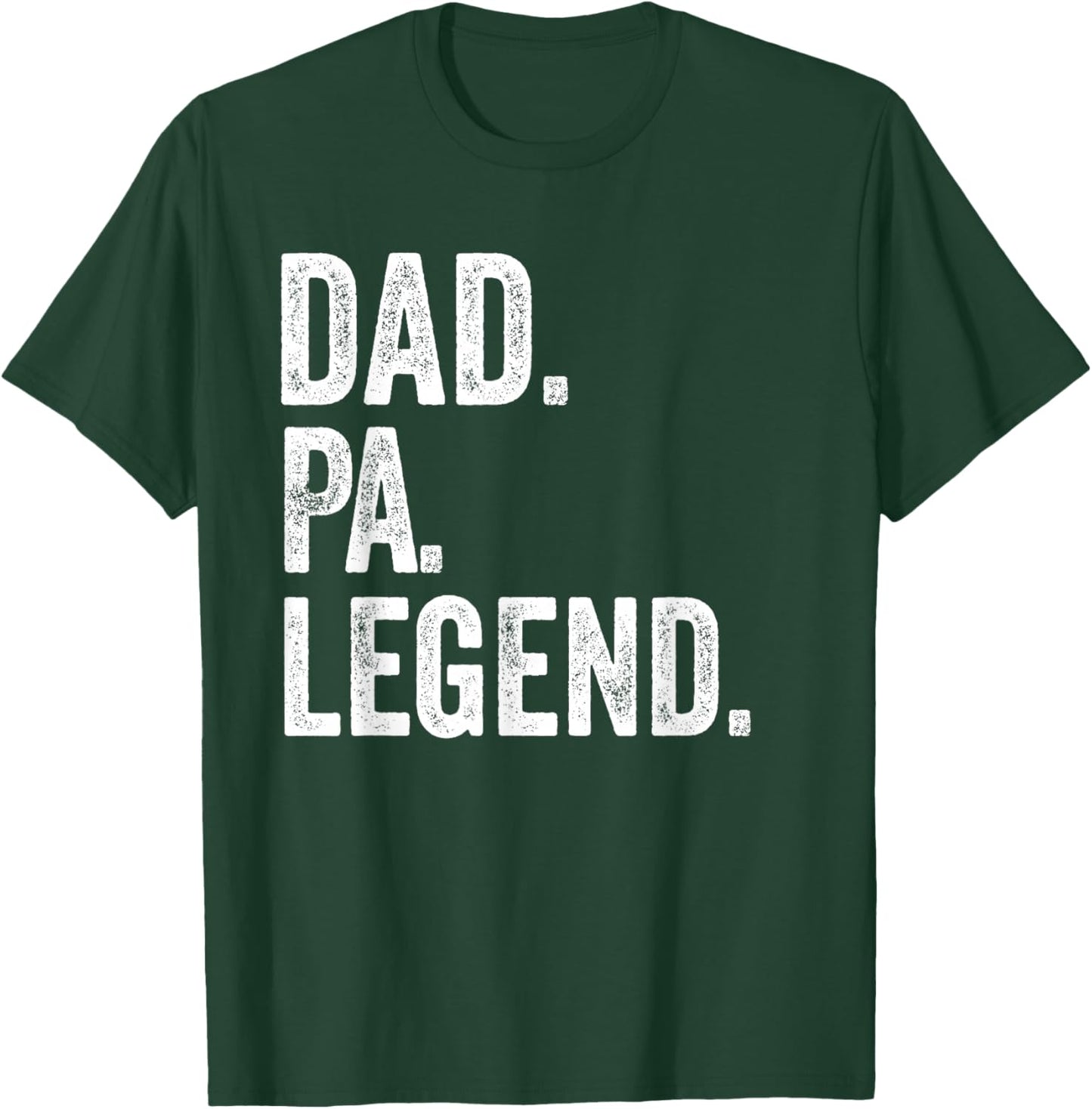 Dad Pa Legend - Vintage Distressed Bold Pa Graphic T-Shirt - T-Shirt | Forest