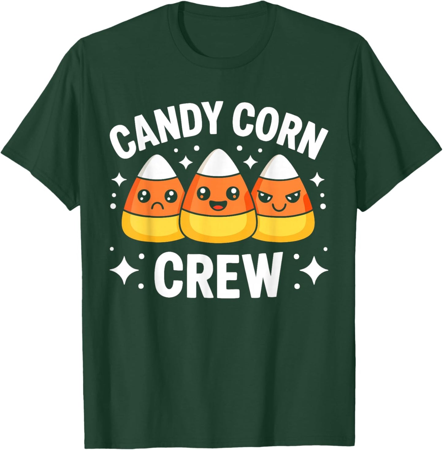 Candy Corn Crew Shirt Adult Kids Men Women Halloween Costume T-Shirt - T-Shirt | Forest
